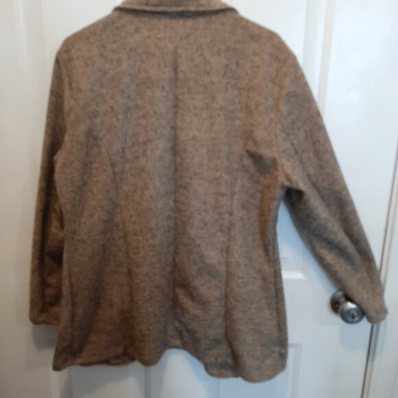 Cellabie Tweed-Look Knit Cardigan; Open-front; NO POCKETS; Women's Size XL - Picture 3 of 4